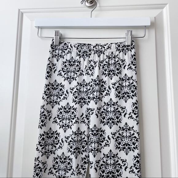 Damask Wallpaper Print Semi Sheer Leggings XS - Picture 2 of 6